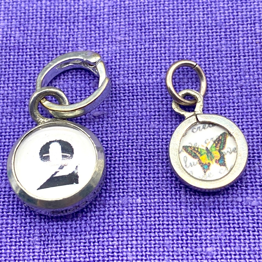 Vintage pick up sticks jewelry charm for bracelet or pendants 🌸🌼
